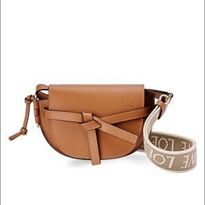 LOEWE Mini Gate Dual Leather Shoulder Bag